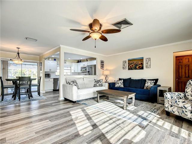Livingroom, dining, and kitchen