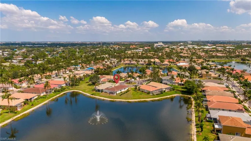 Views of the lake from living room, kitchen/dining/family room, lanai, and master Bedroom. Oversized lot offers privacy in this tight community.