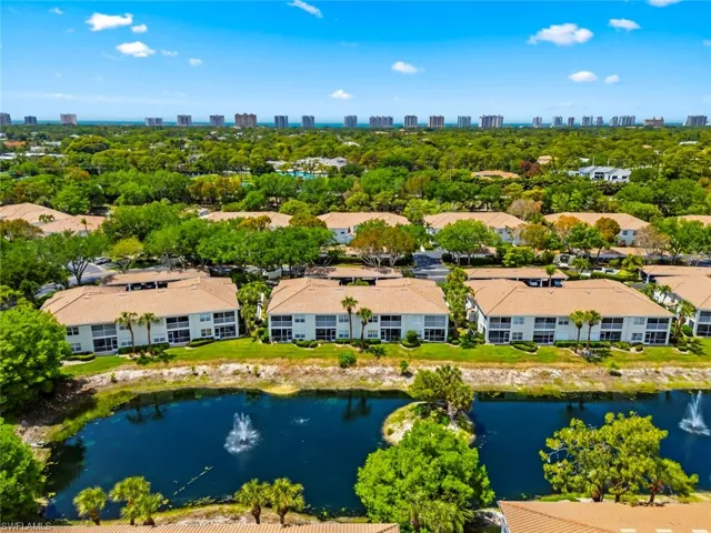 Aerial view of property
