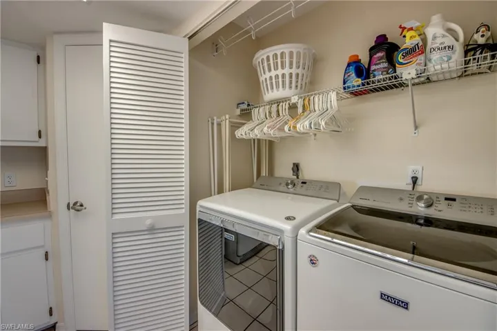 Conveniently located in kitchen.