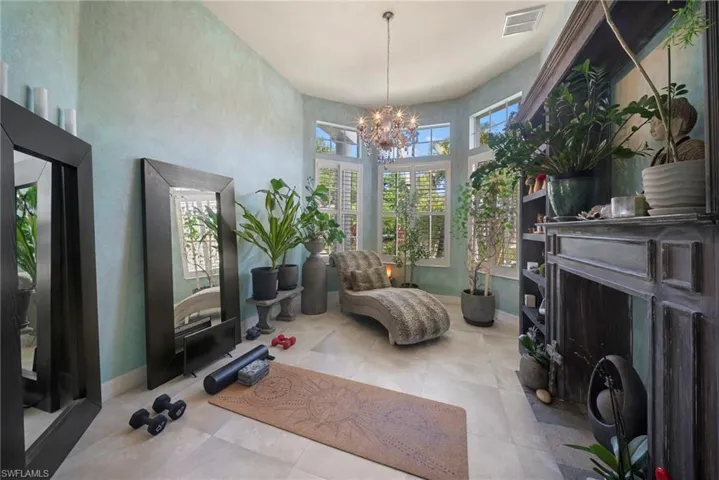 YOGA, MEDITATION AND FITNESS ROOM