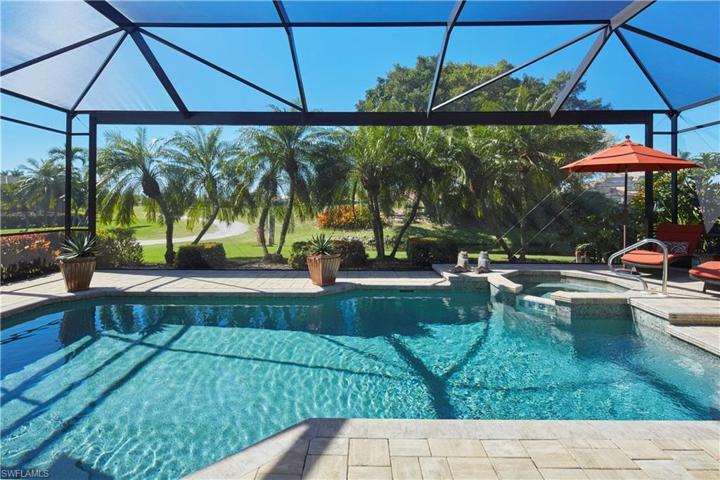 Pool with desirable picture frame screen.