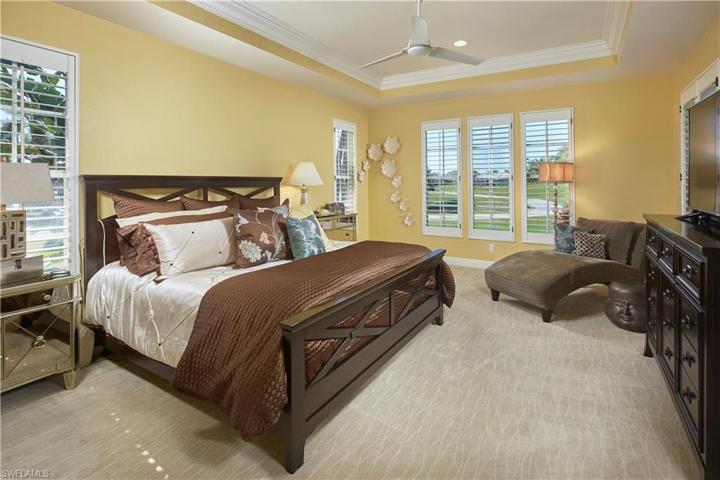 Primary bedroom, tucked privately away from the home's main living area.