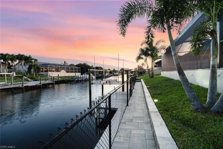 View of dock and canal