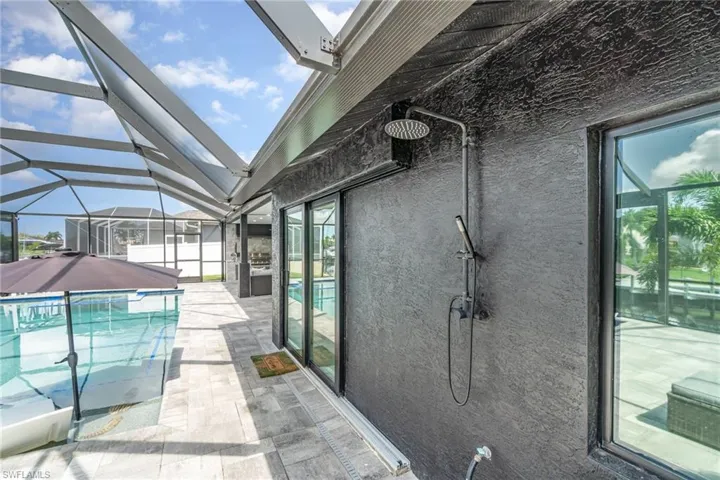 Outdoor shower