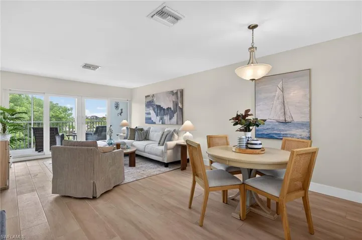 Dining room to living room