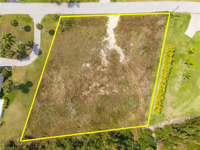 View of property location with property parcel outlined