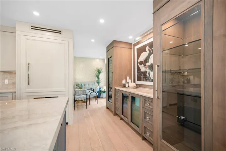 Wine and Beverage Bar area