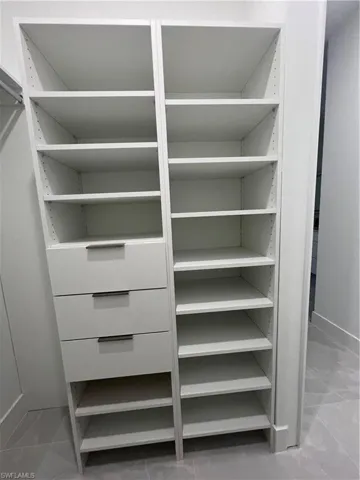 View of closet