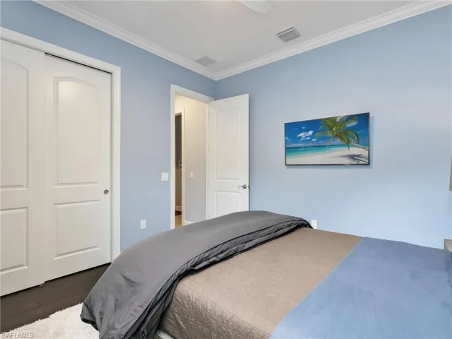 Back Bedroom With Custom Draperies