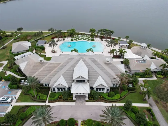 Aerial View of Clubhouse & Pool Area