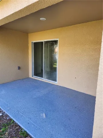 View of patio