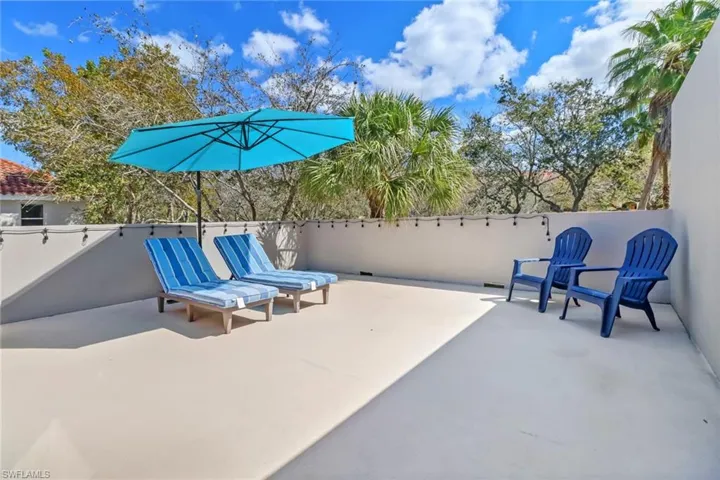 View of patio