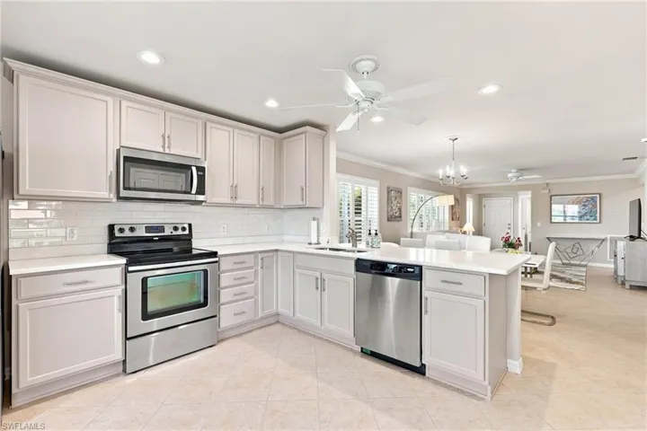 Kitchen with Stainless Steel Appliances