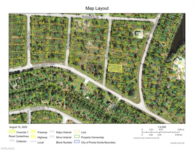 Aerial overview of property's location