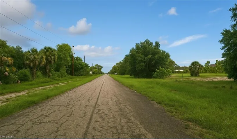 View of asphalt street