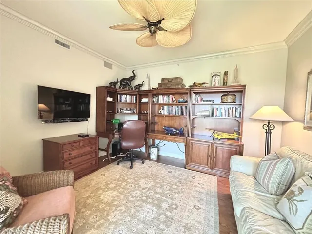 Guest bedroom being used as an office