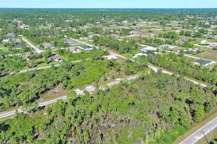 Aerial view of property's location
