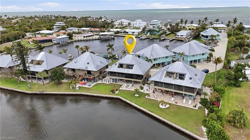 water views from front and back of condo