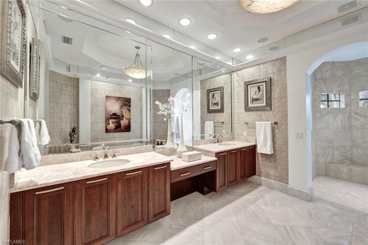 Separate spacious vanities!