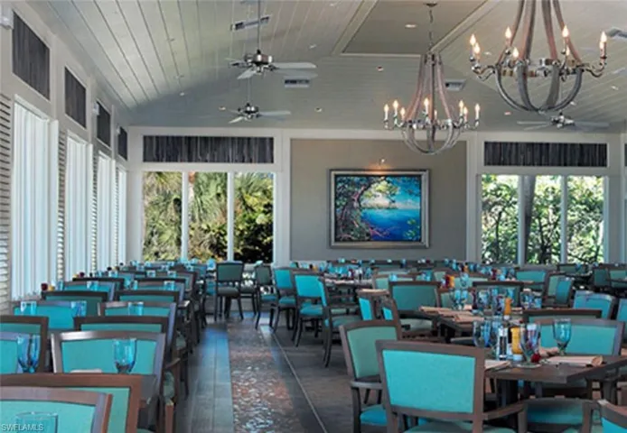 ONE of several PRIVATE restaurants ON THE BEACH at Pelican Bay for owners!