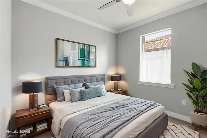 Virtually staged-bedroom 3