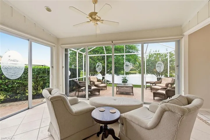 Inside sitting area to enjoy the view