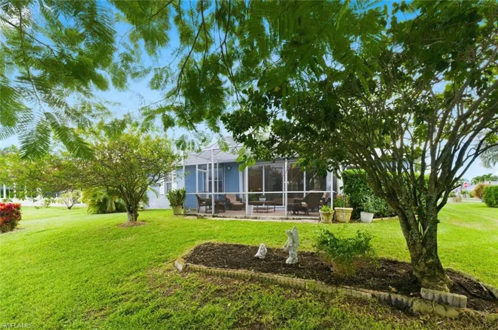 spacious. private back yard