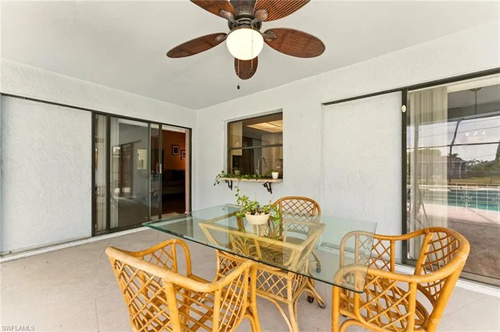 View of the kitchen, dining room, livingroom.