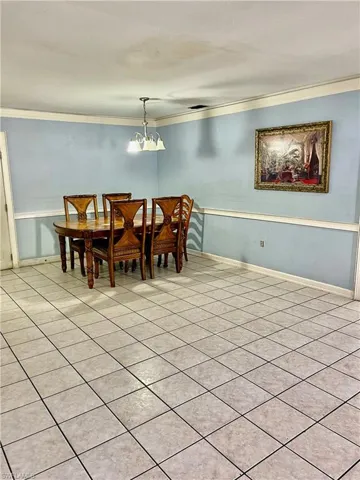 Formal dining room.