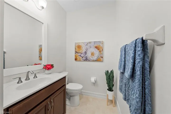 1st floor half bath