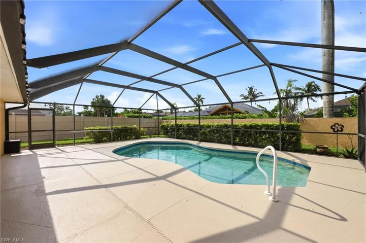 Solar heated pool