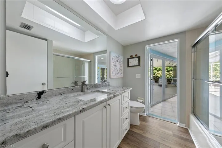 Bathroom featuring vanity and