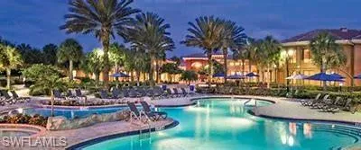 Community sign with a lawn