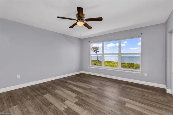 Master bedroom overlooking Charlotte Harbor to the west