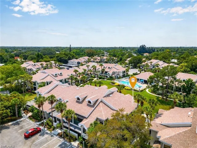 Aerial view featuring a residential view