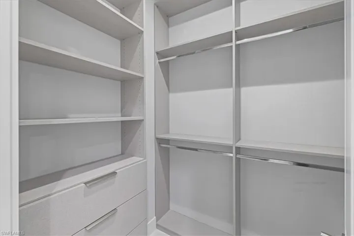 View of spacious closet