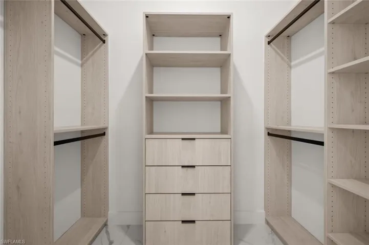 View of spacious closet
