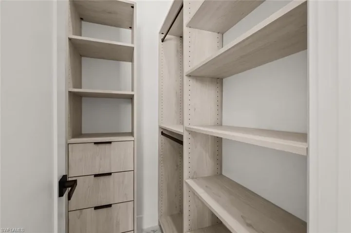View of spacious closet