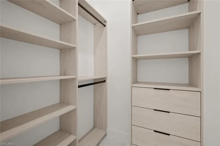 View of spacious closet