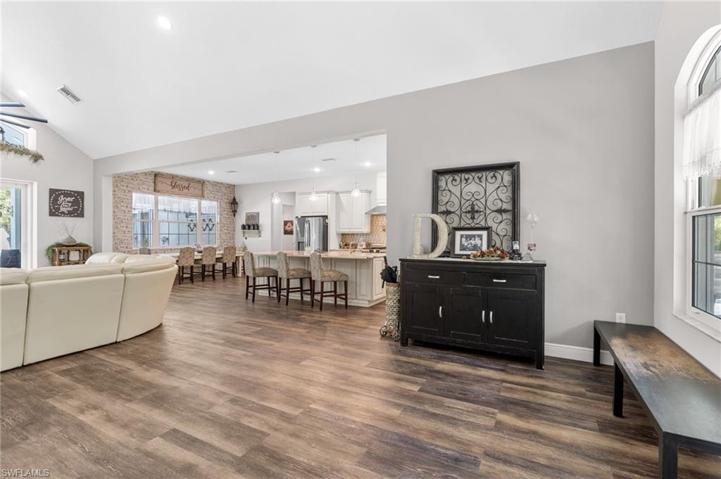 Living Room/Looking into Kitchen/Dining Room