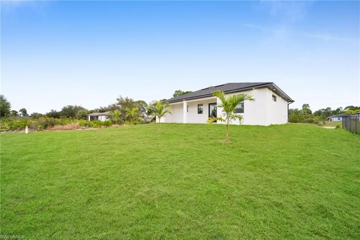 View of green lawn