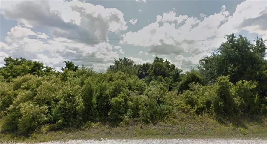 View of undeveloped land