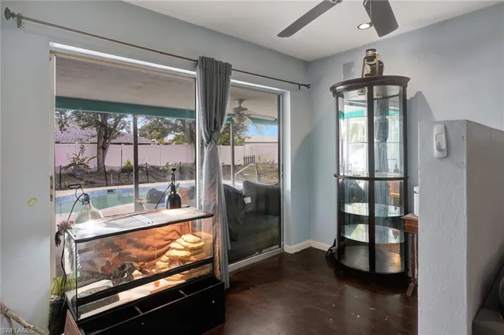 Behind Living Room