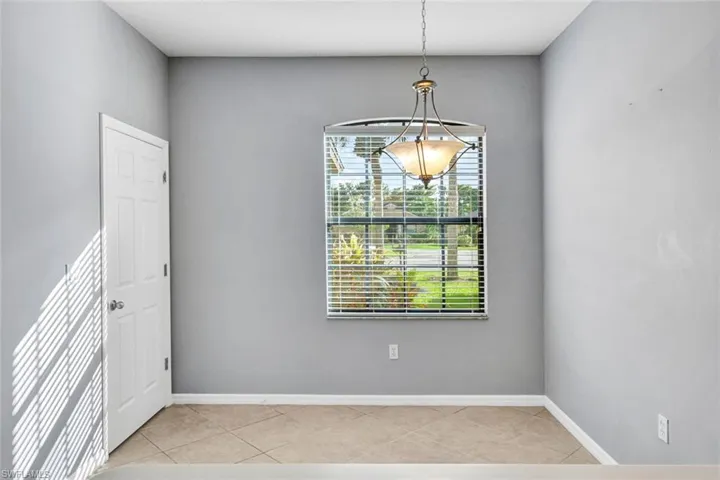 Breakfast Nook that leads to laundry room