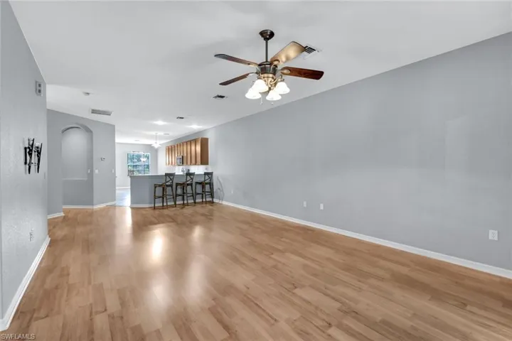 View of Kitchen from Living Room