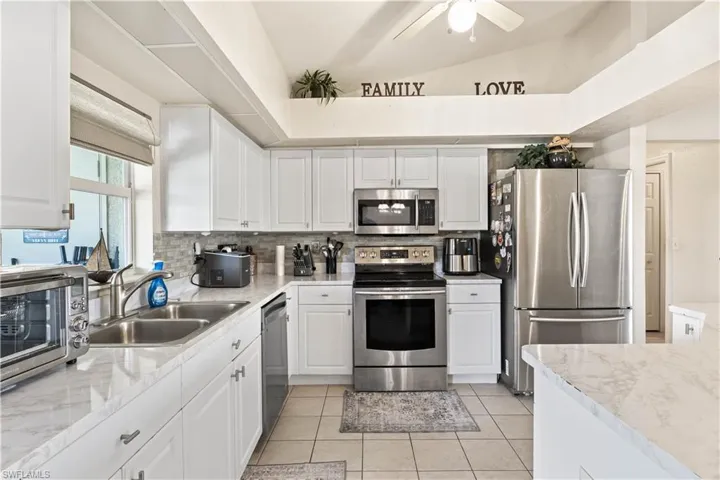 The kitchen is a stunning!