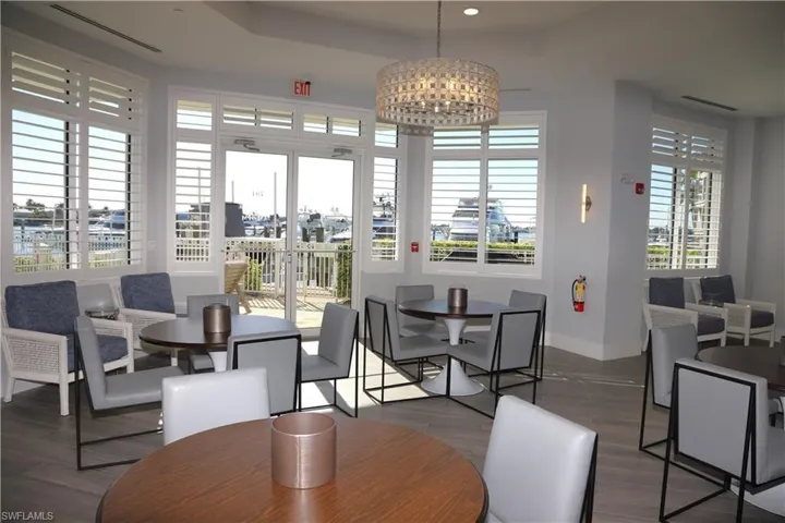 Newly decorated clubhouse
