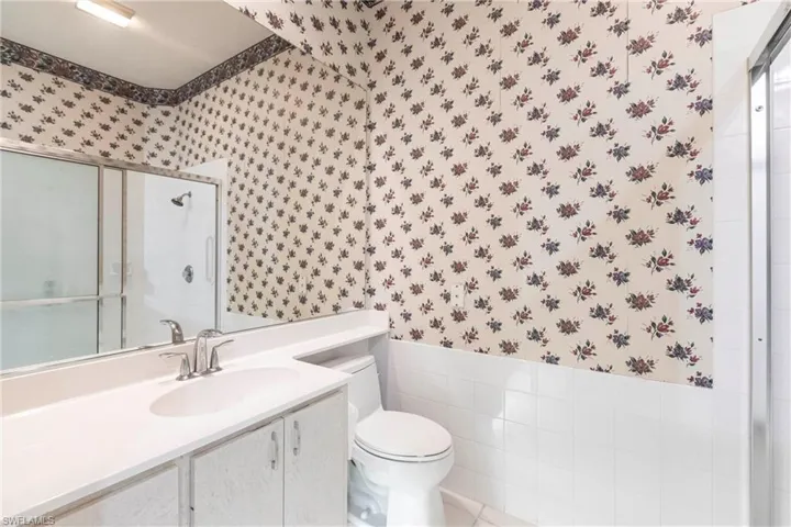 His side of master bathroom.