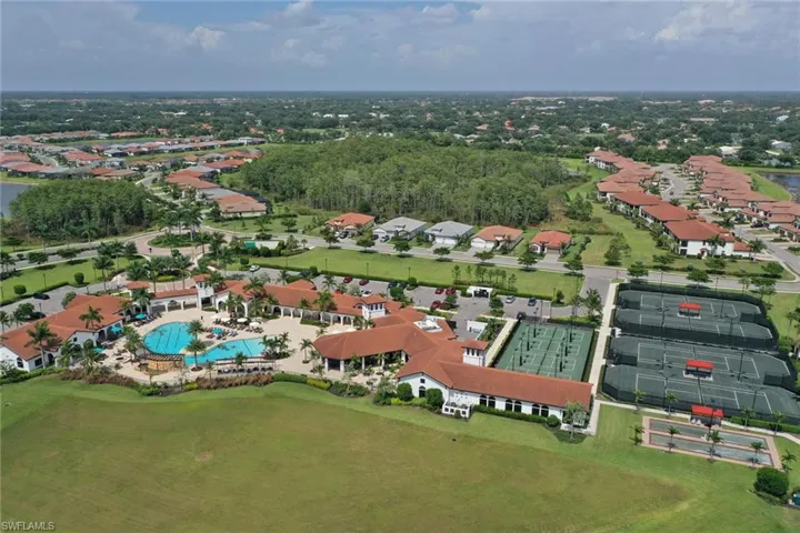 Aerial view of the community